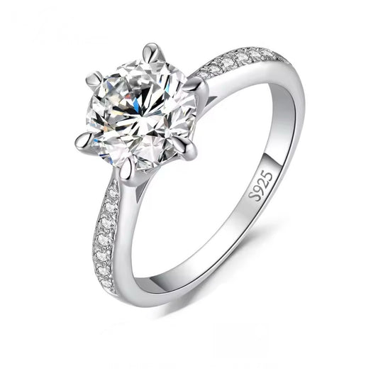 Anillo Brillo Hexagonal