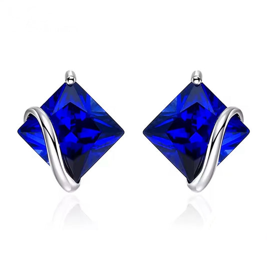Pendientes de Brillo Celeste